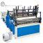 Automatic toilet paper rewinding and perforating paper machine