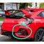TYPE R black Rear fog lamp cover  fog lamp case fog light cover KITS  for HONDA CIVIC 2016-2020