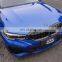 Carbon fiber front bumper grille for BMW 3 series G20 2019+ with Double  Sla t Line