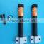 Self-compensating industrial shock absorber