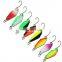In stock UV double color 2.5g spoon Artificial  bait Trout Fishing Spinner lure
