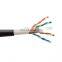 Shenzhen Exterior cable 23AWG utp UV CMX outdoor cat6 cable