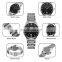 Skmei brand Q023 stainless steel wristwatches couple watch for men women