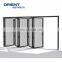 Aluminum bi folding sliding patio doors with high quality