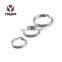 Round Edge Metal Shaped Key Split Ring Key Chain For Keys Case Clothes Bag