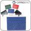 high quality polished stingray skin leather credit card holder change wallet coin purse