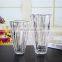 Creative Modern Handmade Modern Home Wedding Decoration Tabletop Flower Large Clear Mosaic Style Glass Crystal Vase