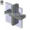 High quality good price aluminum frame glass curtain walls for building exterior