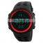 SKMEI New men's sports watch chronograph alarm clock digital watch 50M waterproof dual time countdown stopwatch 1251