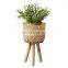 Hot Product Bamboo Plant Stand Removable Legs for Indoor and Outdoor Planter Holder Woven Plant Pot Vietnam Supplier