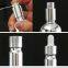 Electroplating Silver Dropper Bottle 10-100ml Glass Dropper Bottles Essential Oil Empty Bottle
