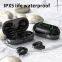 Mini Clip Wireless Earphone In-Ear Bone Conduction BT Touch Power Digital Display TWS Sport Headphone