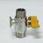 1/2Double outer wire ball valve,Fixed ball valve,Water heater ball valve,electroplateCopper ball valve，Kitchen ball valve