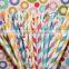 Hot sale paper drinking straws for wedding birthday party decoration