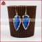 arrowhead multi-Kind stones jasper agate earring dangle charm earrings fashion boho long earrings for girls