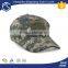Custom digital camouflage embroidery hook and loop patch hat