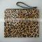 Leopard Printing Cosmetic Clutch Bags