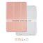 Fashion Rock Phantom Series Two-sided Triple Folding Intelligent Flip PU Leather TPU Back Cover Case Xiaomi Pad 2 MT-5326
