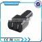 Mobile phone and tablet use universal dual usb car charger
