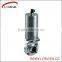 stainless steel food grade butterfly valve with actuator