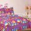 Cartoon printed bed sheets 3pcs bedspread kids 100% cotton chirldren quilts