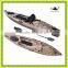 single fishing canoe kajak with rudder and pedal from cool kayak