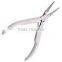 Long Pointed Nose Pliers Spring,White Molded Handle SM-3102
