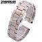 24mm high quality imported stainless steel watch bracelet for men's and women's with fashionable buckle Wholesale 3PCS