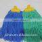 cotton Wet Mop, 5" Headband, Blue green
