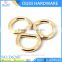 Light gold new fashion high quality metal D ring for handbags and backbags