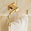 Hotel style novelty Wall Mount Bath Towel Rack Clothes Hanger Gold Finish