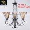 Hot Salable Led Iron Ceiling/Wall/Street Light With Flower Lampshade For Dining Room For Home With Factory