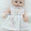 Mini baby dolls 8" handmade doll toy full body soft silicone vinyl doll