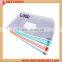 Top quality B4 A4 B5 A5 A6 transparent zipper pvc document bag