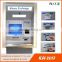 Cash acceptor currency exchange machine touch screen kiosk