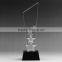 Crysta plaques with black crystal base business crystal award plaques