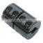 Clamp type rigid couplings with and without keyways in aluminum and stainless steel