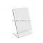 Hot sale Clear Acrylic Slant Back Ad / Sign Holder, Plastic Slanted