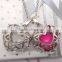 FN3261 mothers necklace diamond heart necklace for kids