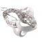 Platinum New Fashion European Style Inlay Zircon Party Ring Fine Girl Gift