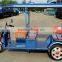 electric tricycle or rickshaw for passenger, three wheel motorcycle
