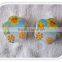 Cotton terry flower shape compressed face towel sport towel