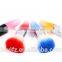 Hot Sell Multicolored Plastic Duo-color Handle Nail Art Cleaning Brush