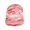 High Quality Cheap Custom Camo Pink and Red 5 Panels Snapback Caps
