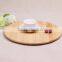 new design wooden fancy plates / round dinner plate