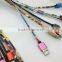 Braided Micro USB Charger Cable 1M 3FT 2M 6FT Data Sync Fabric Nylon Charging Cable Cord Line For Smart Phone