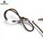 Dark Brown Fabric Textile Power Cord Round,Colourful Fabric Electric Cord