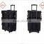 Sunrise Wholesale Black Nylon Beauty Cosmetic Rolling Case