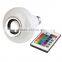 Cheap bluetooth wireless bulb speaker with flashing led light