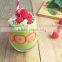 Elliptical Transparency Yogurt Glass Cup Ice Cream Cup